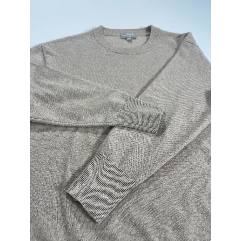 J.Crew Women's Cashmere Relaxed‎ Crewneck Sweater Tan Size XS CB905 - Picture 4 of 10